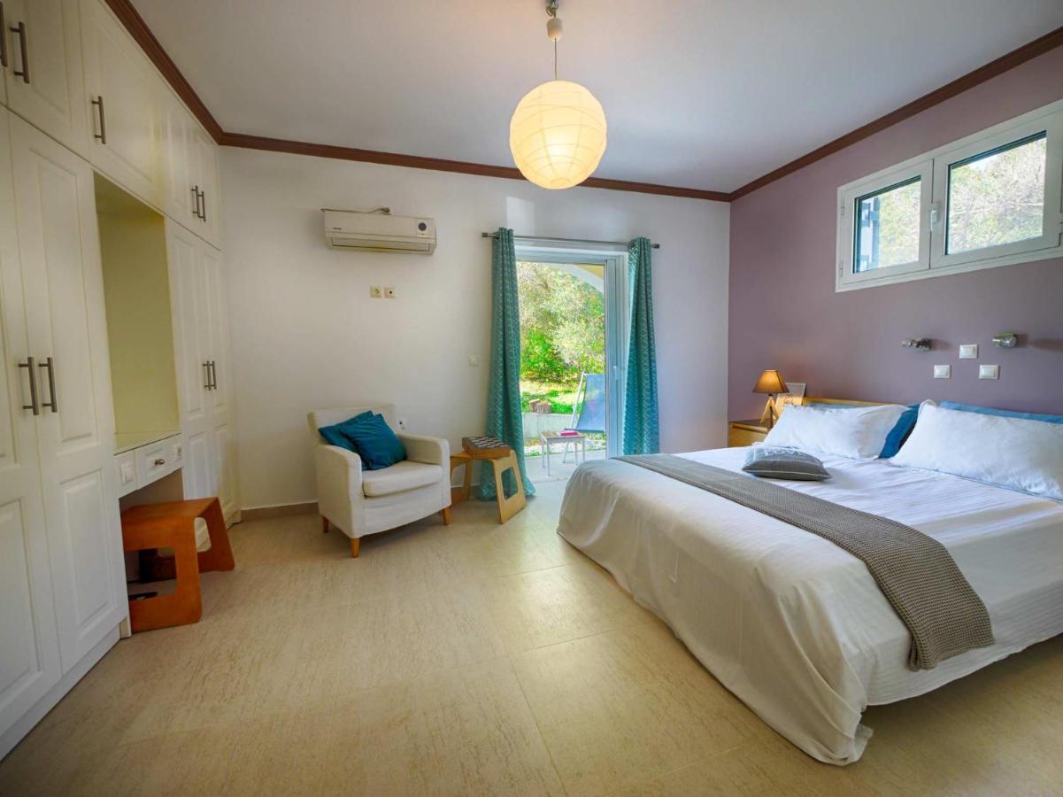 Villa Afionas - 3 Minutes From The Beach With Heated Eco-Pool And Sunset View Exterior foto