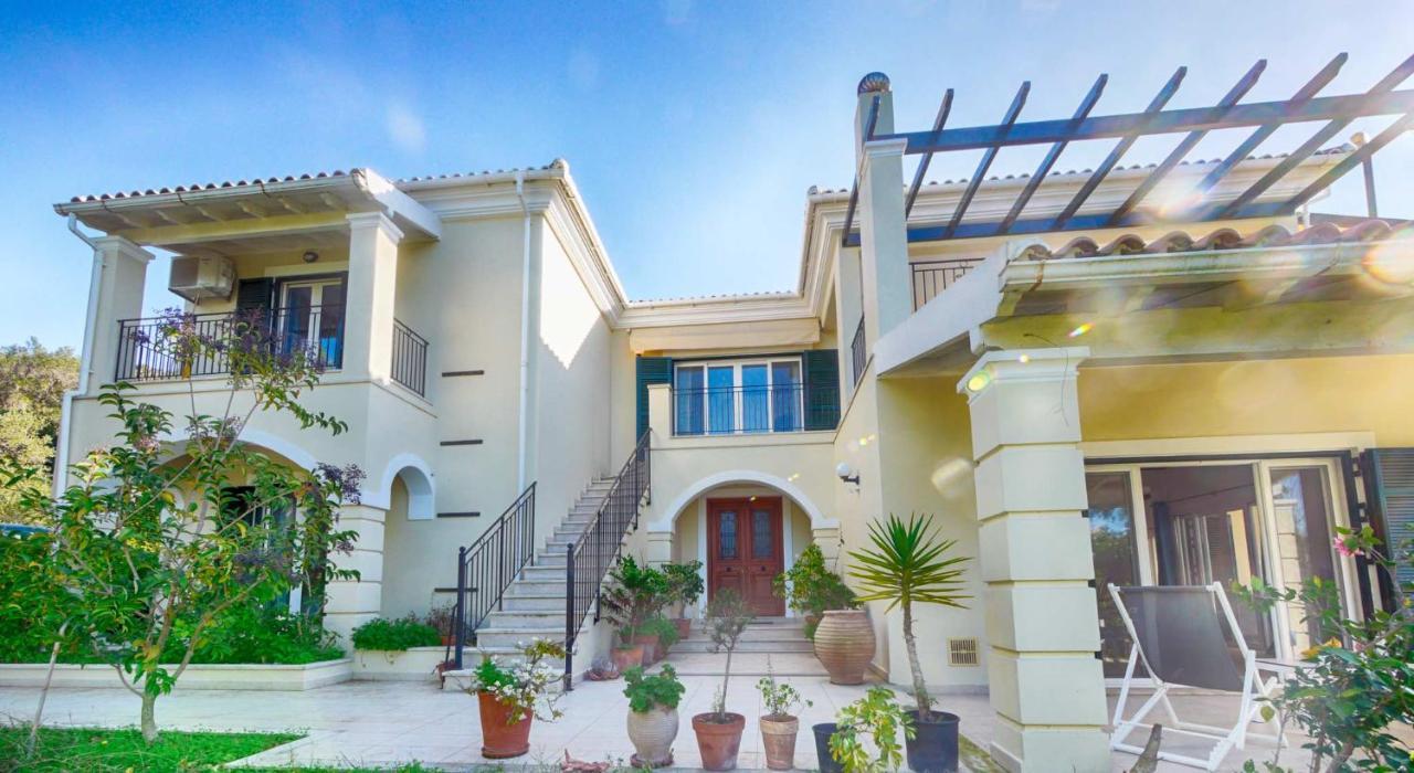 Villa Afionas - 3 Minutes From The Beach With Heated Eco-Pool And Sunset View Exterior foto